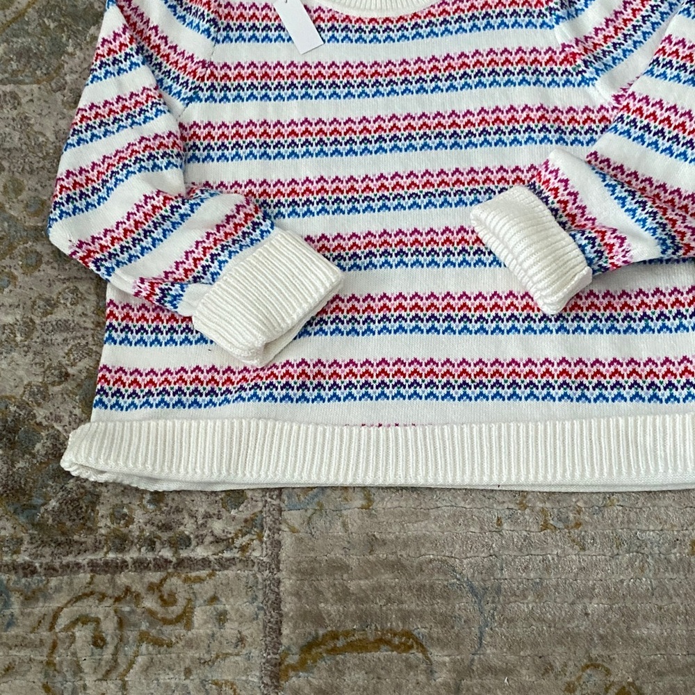 Talbots Multicolor Striped Sweater - Picture 9 of 9